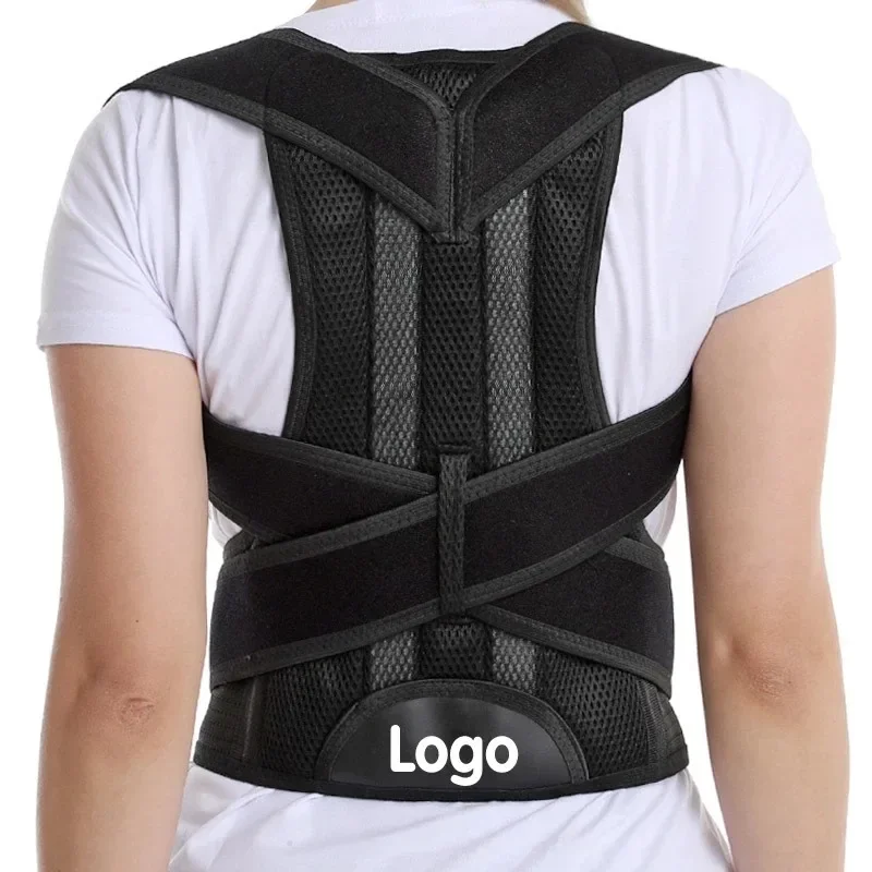 3XL 4XL Spine Straightener Support Band Back Posture Corrector Brace Spine Lumbar Scoliosis Corrective Orthopedic Belt Men Women