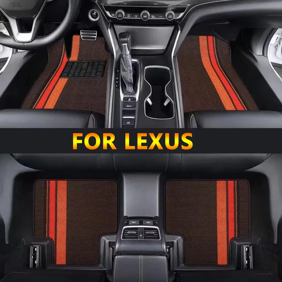 TPE Custom 3D Car Floor Mats For Lexus NX GS RX IS ES LS GX LX RC 200 250 350 Dargo Auto Carpet Accessories For All Seasons