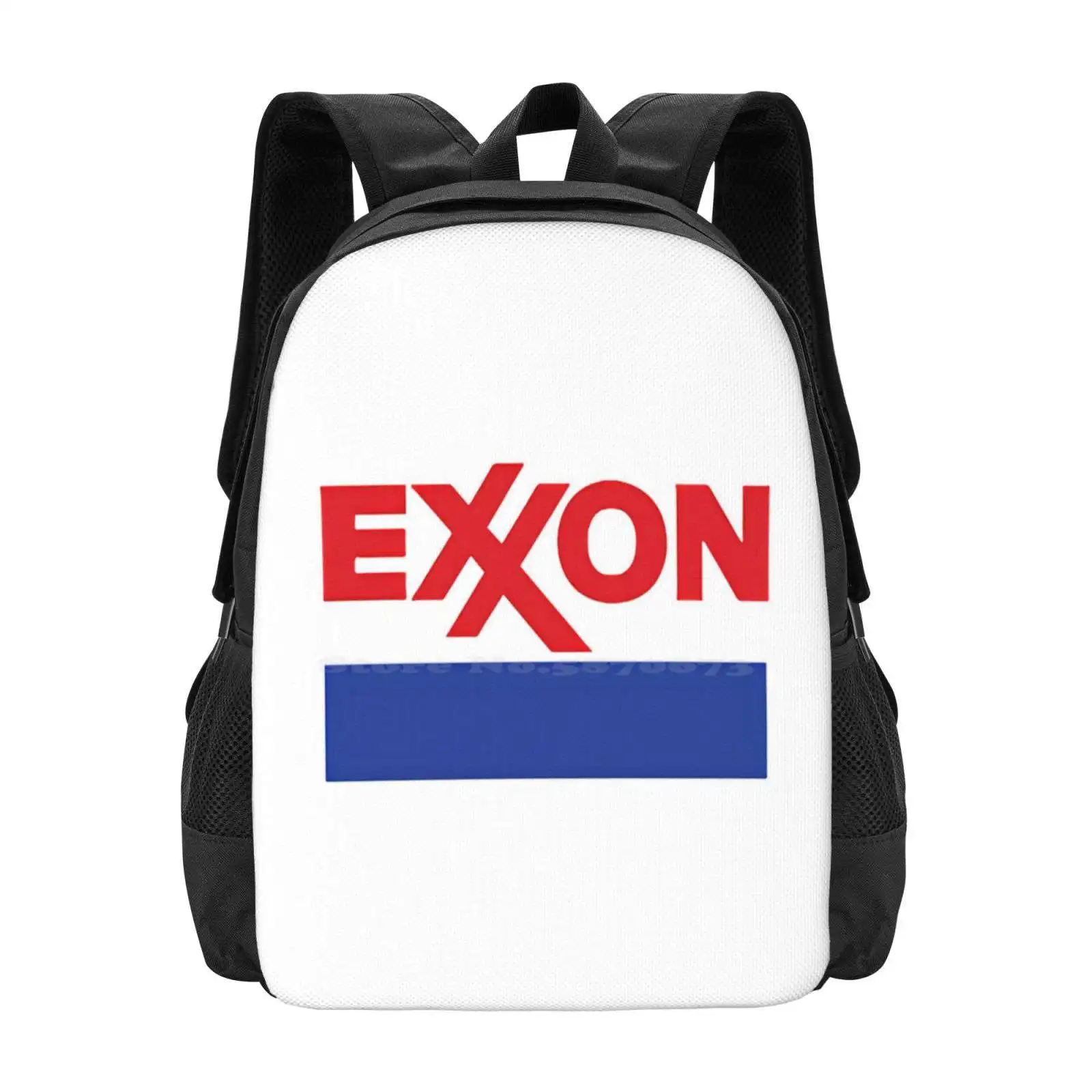 Borsa zaino da scuola per Laptop da viaggio con Design a 9 modelli di moda multinazionale per petrolio e Gas Exxon Mobil Corporation Exxonmobil