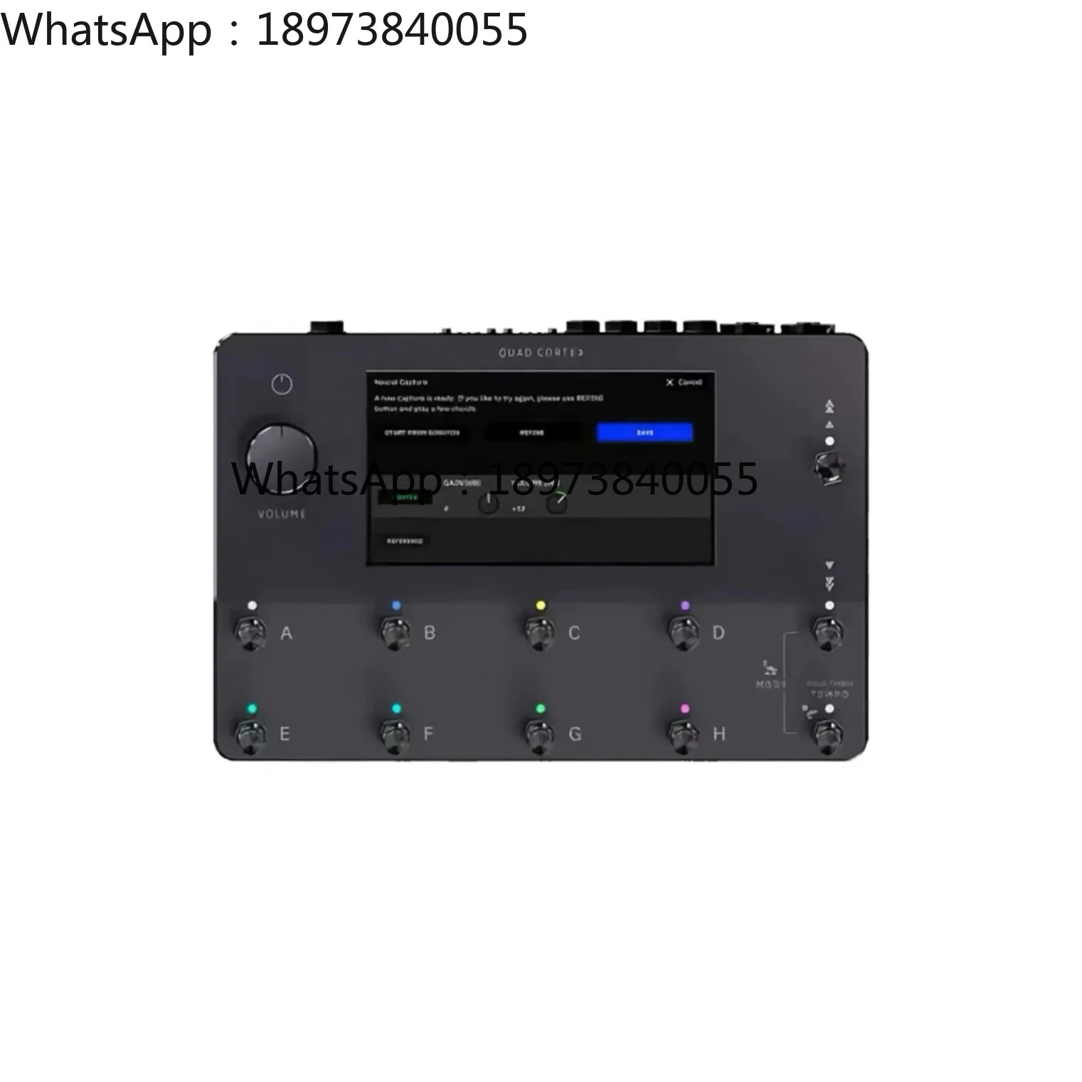 Pedales multiefectos Neural DSP Quad Cortex Quad-Core Procesador de guitarra Pedal de efectos de guitarra eléctrica para interfaz de audio digital