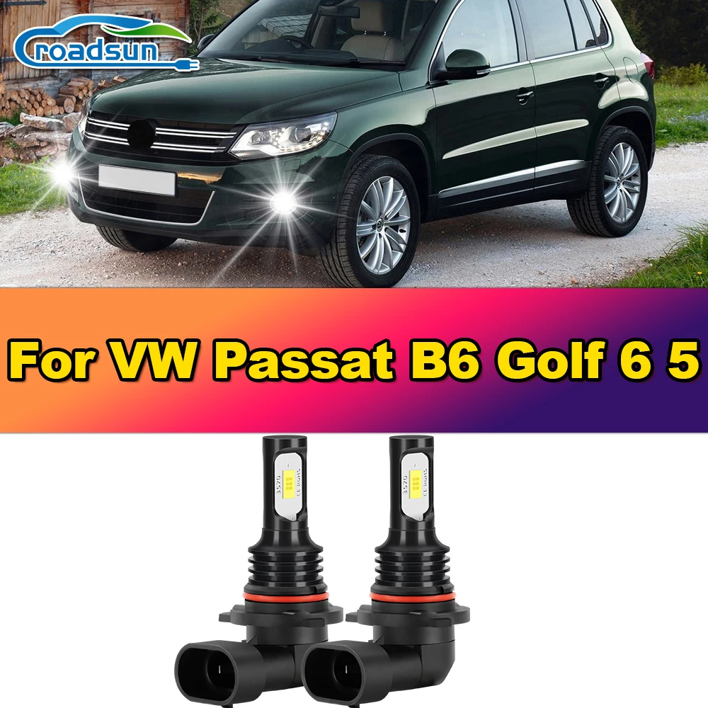 9005 HB3 Canbus LED Nebel Glühbirnen 100 W Stecker Und Spielen 12000LM Auto Nebel Lampe Ampullen Ultra Leistungsstarke Für VW Passat B6 Golf 6 5