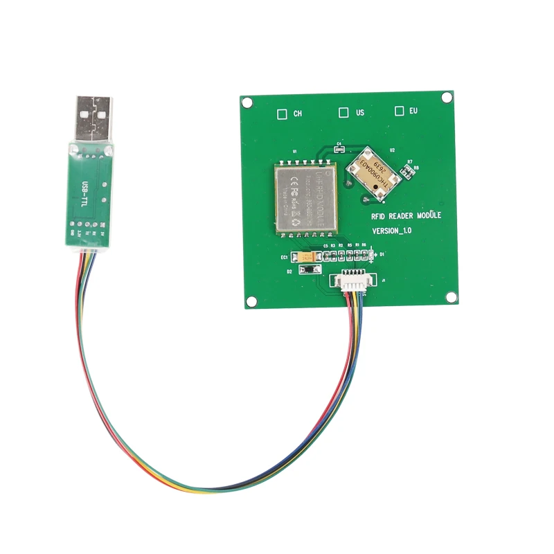 Чип R200 RFID-считыватель меток UART TTL UHF RFID-модуль 860 ~ 960 МГц RFID-считыватель модуля Поддержка значения RSSl