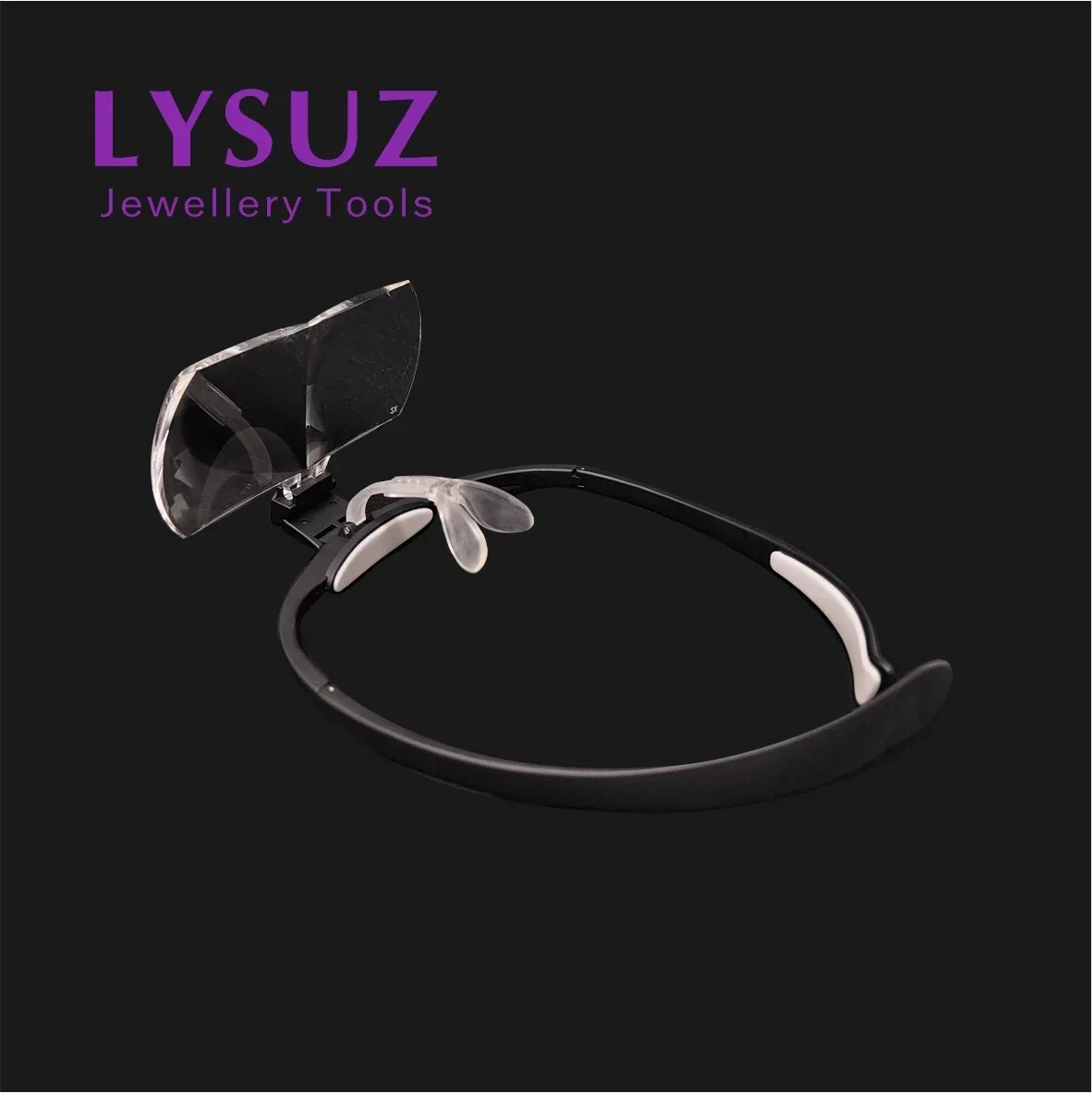 

AMC HAWKEYE головная лупа 1,6X 2X прозрачная акриловая линза легкая широкая лупа ювелирные изделия часы электронный инструмент для ремонта