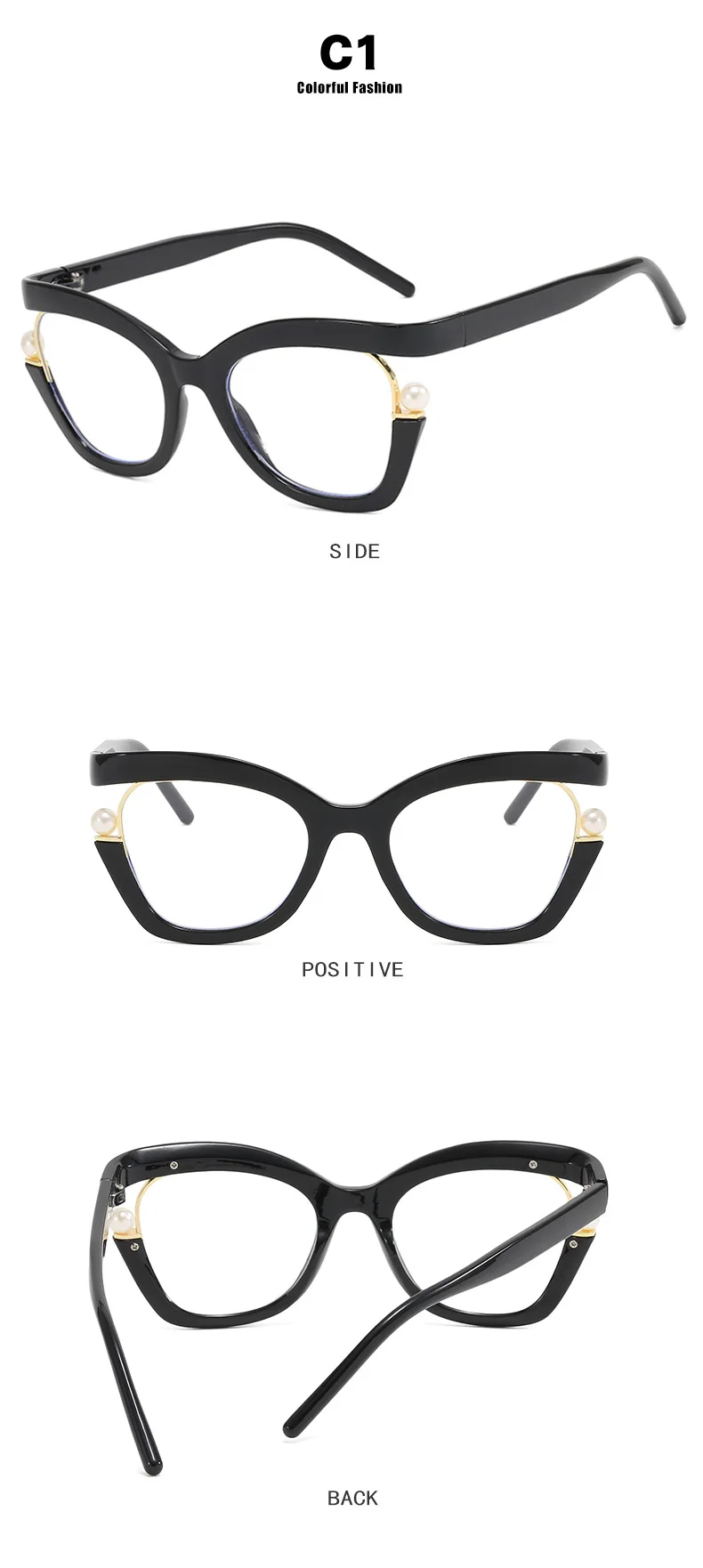 Retro Runde Marke Design Ultra-dünne Grüne Leopard Männer und Frauen Rahmen Photochrome Anti Blau Licht Lesebrille Grad 0 ~ + 600 – Detail 6