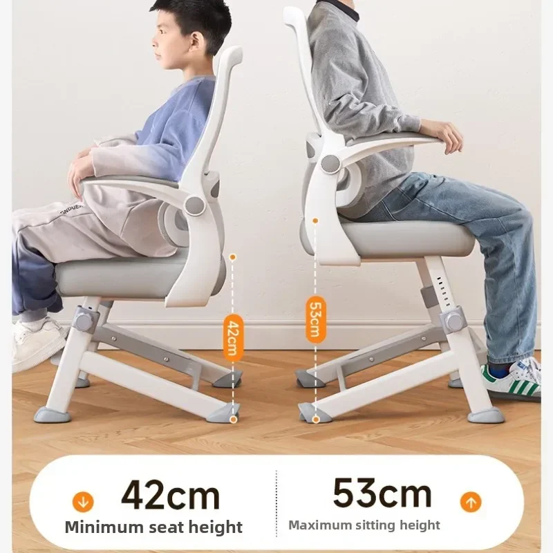 Factory Durable Learning Chair Teen Middle School Student Ergonomics Writing Lifting Office Desk Computer Chair Corrective Chair