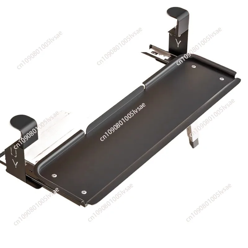 Keyboard bracket, no punching under table, drawer tray, computer desktop, extension slide rail, installation bracket, desk