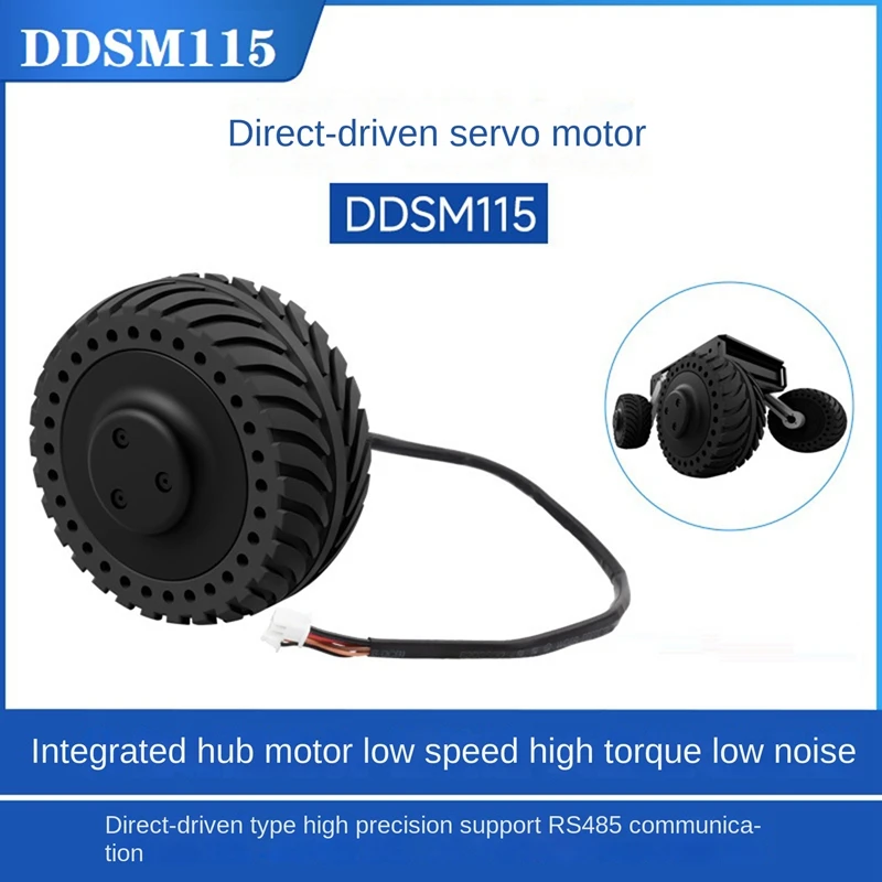 DDSM115 115Rpm Low Speed High Torque Low Noise Direct Drive Integrated Design Hub Motor Parts