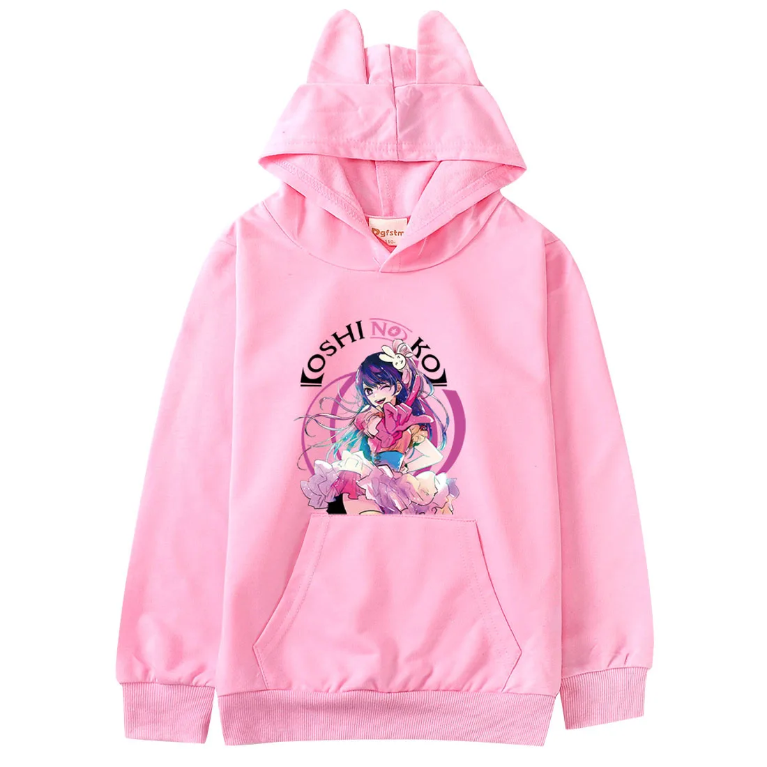 Kawaii Oshi No Ko Hoodie Kids Japanese Harajuku Streetwear Teenager Girls Sweatshirt for Boys Hooded Sweater Children\'s Clothing