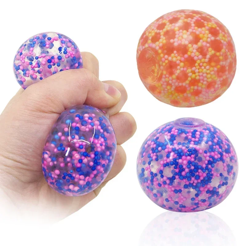 

1 PCS Stress Release Ball Exercise Handball Colorful Ball for Children Adults Fidget Sensory Toy Finger Stress Release Toy