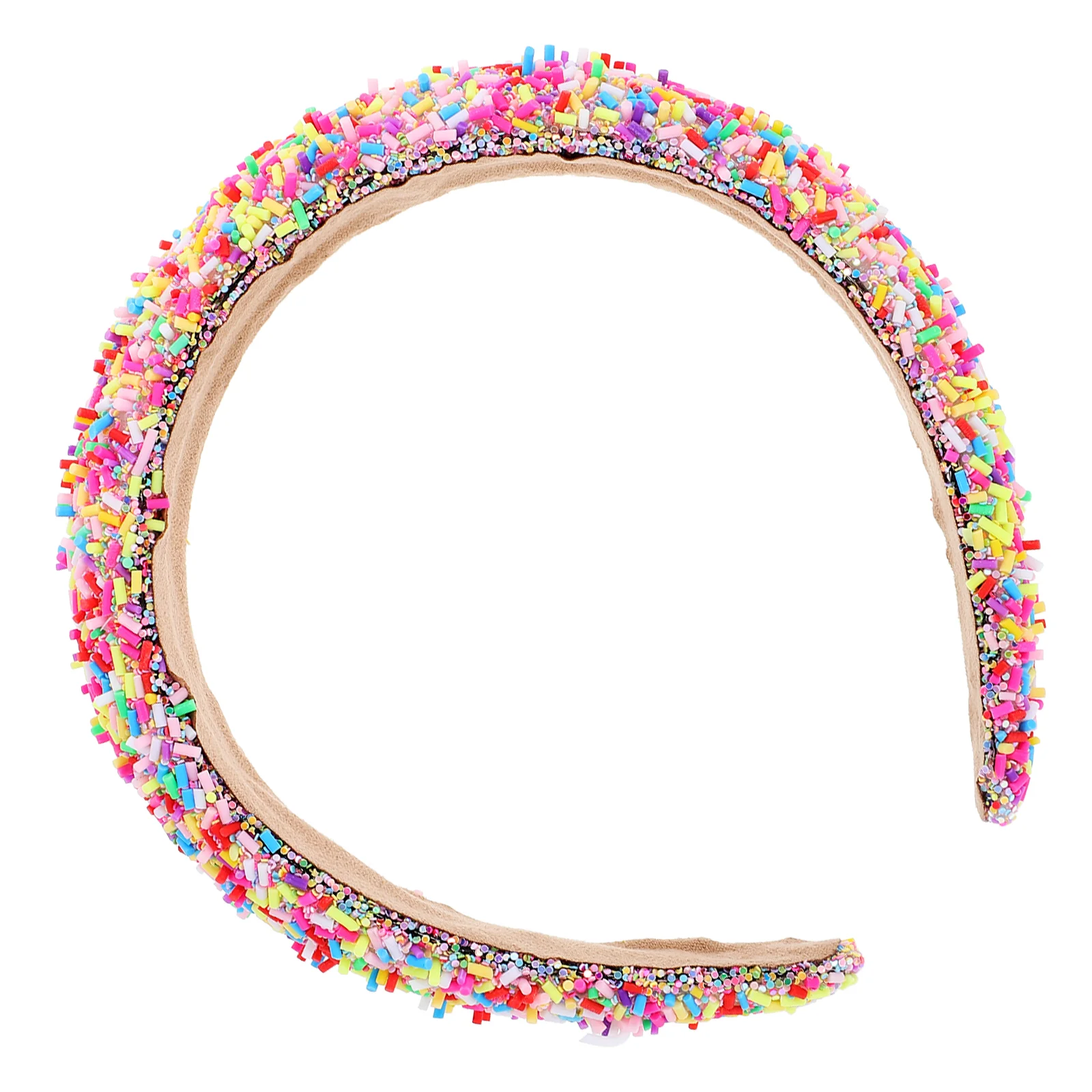 

Headband Candy Color Hairband Makeup Wide Plastic Stuffing Cotton Headbands for Women Pink