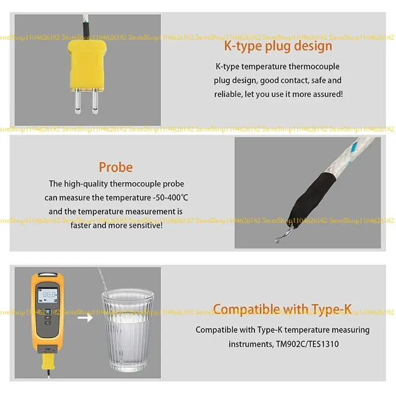 Q2Q4 5pcs cho K -Type -50 đến 400 ° C