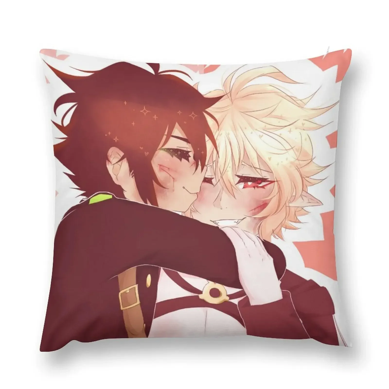 

Owari no seraph mikayuu Throw Pillow Pillowcases Bed Cushions Sofa Covers pillow
