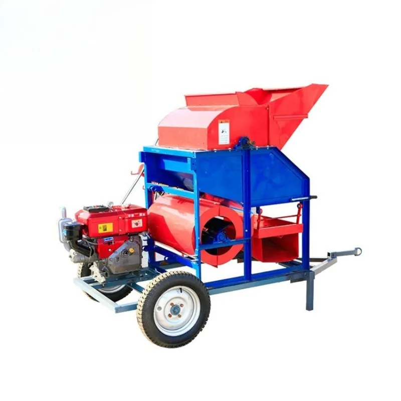 

Model 400 Household Peanut Picking Machine Movable Automatic Bagging Harvester Dry Wet Dual Use Fruit Vine Separator