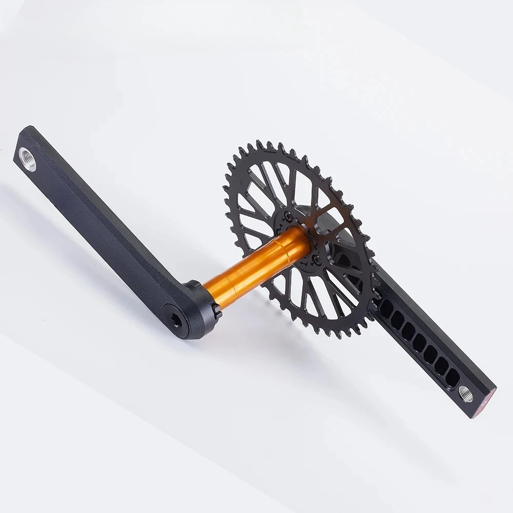 For GXP Gravel Road Bike Crankset 9/10/11/12 Speed CNC 170mm Hollow Bicycle Crank 40/42/44/46T Single Chainring With BB