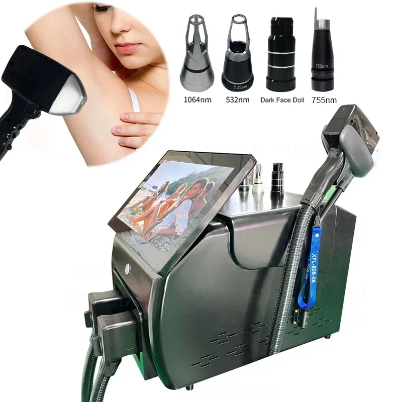 Soprano titanium ice platinum 808nm Diode Laser 2in1 Pico Laser Best Tattoo Removal and Hair Removal Machine