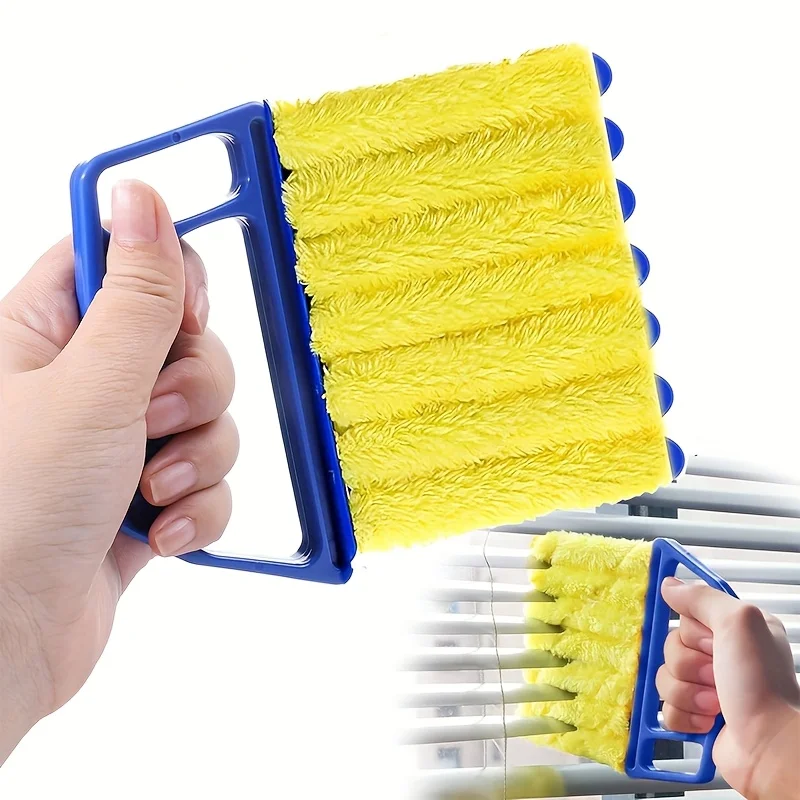 

Цельный ручной автомобильный очиститель вентиляционных отверстий с 7 волоконными вытяжками — универсальный сбор пыли для жалюзи, штор, кондиционеров