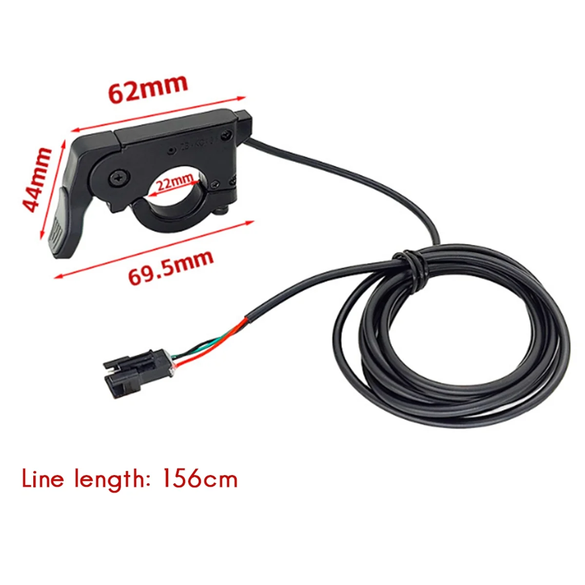 Acelerador de bicicleta de montaña N18R, botón de liberación rápida, acelerador eléctrico, acelerador de pulgar, puerto SM, mango de liberación del acelerador