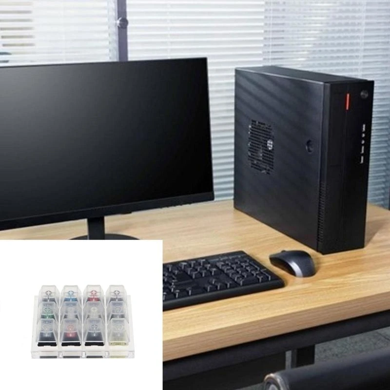 12 لوحة مفاتيح لوحة مفاتيح لوحة مفاتيح Cherry MX Clear Keycaps Sampler PCB لوحة المفاتيح الميكانيكية