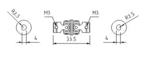 

LESU RC Parts Metal CVD Drive Shaft Connector B for 1/14 Scale Tamiyaya RC Truck DIY Remote Control Model Toys TH02144