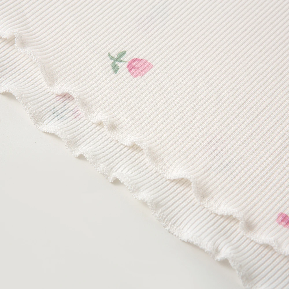 JHJN Stricken Ziehen Seil Spitze Dekoration Einfache Blumen Ohr Pilz Rand Hause Kleidung Für Frauen Schlafen Rock Luxus Marke