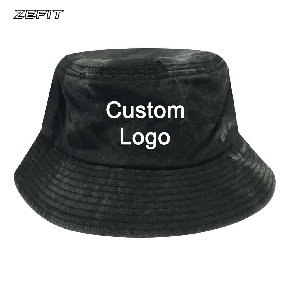 Customized Text Personal Name Private Logo Optional Sizes Distressed Weathered Vintage Cap Journey Fishing Custom Bucket Hats