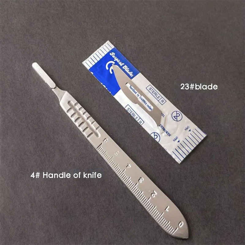 Stainless Steel No. 4, No. 11, No. 23 Blade Utility Knife Carving Knife Pet Handle