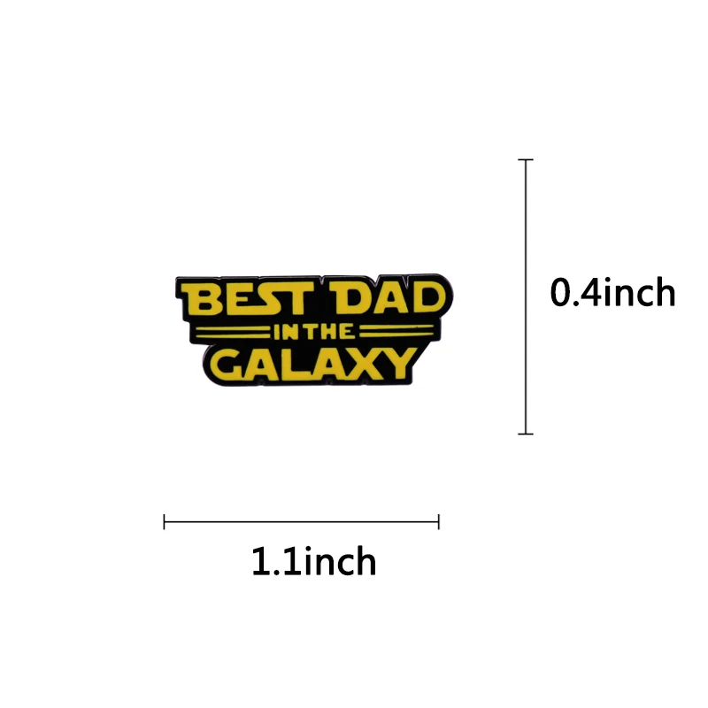 أفضل أبي في غالاكسي المينا دبوس بروش شارة ظهره طوق دبابيس الخيال العلمي خارقة فيلم الخيال #3