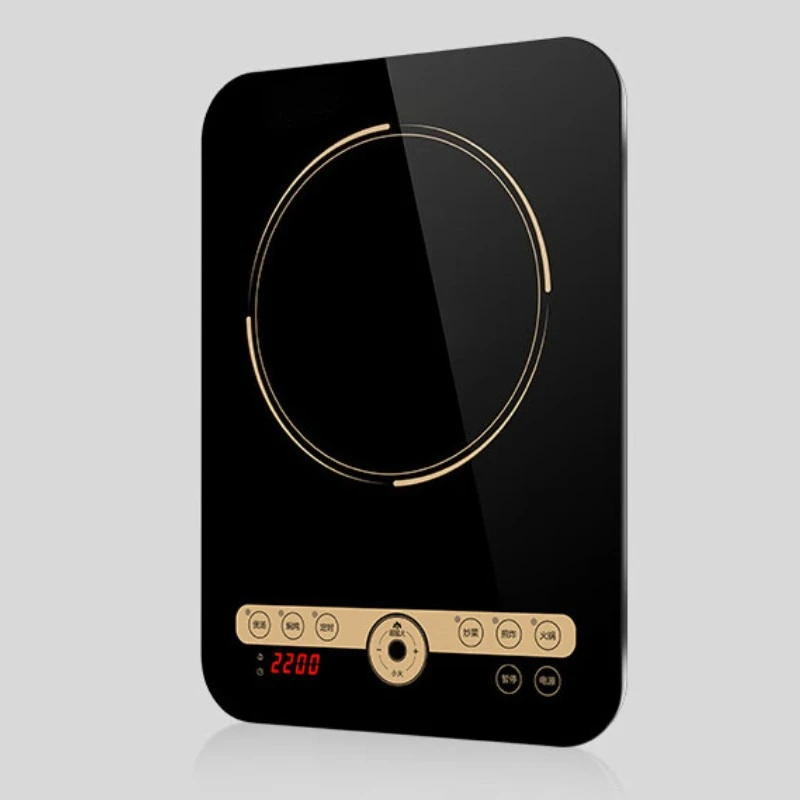 Cocina de Inducción 2200W fuego súper caliente de un botón con doble olla de cocción rápida multifunción inteligente