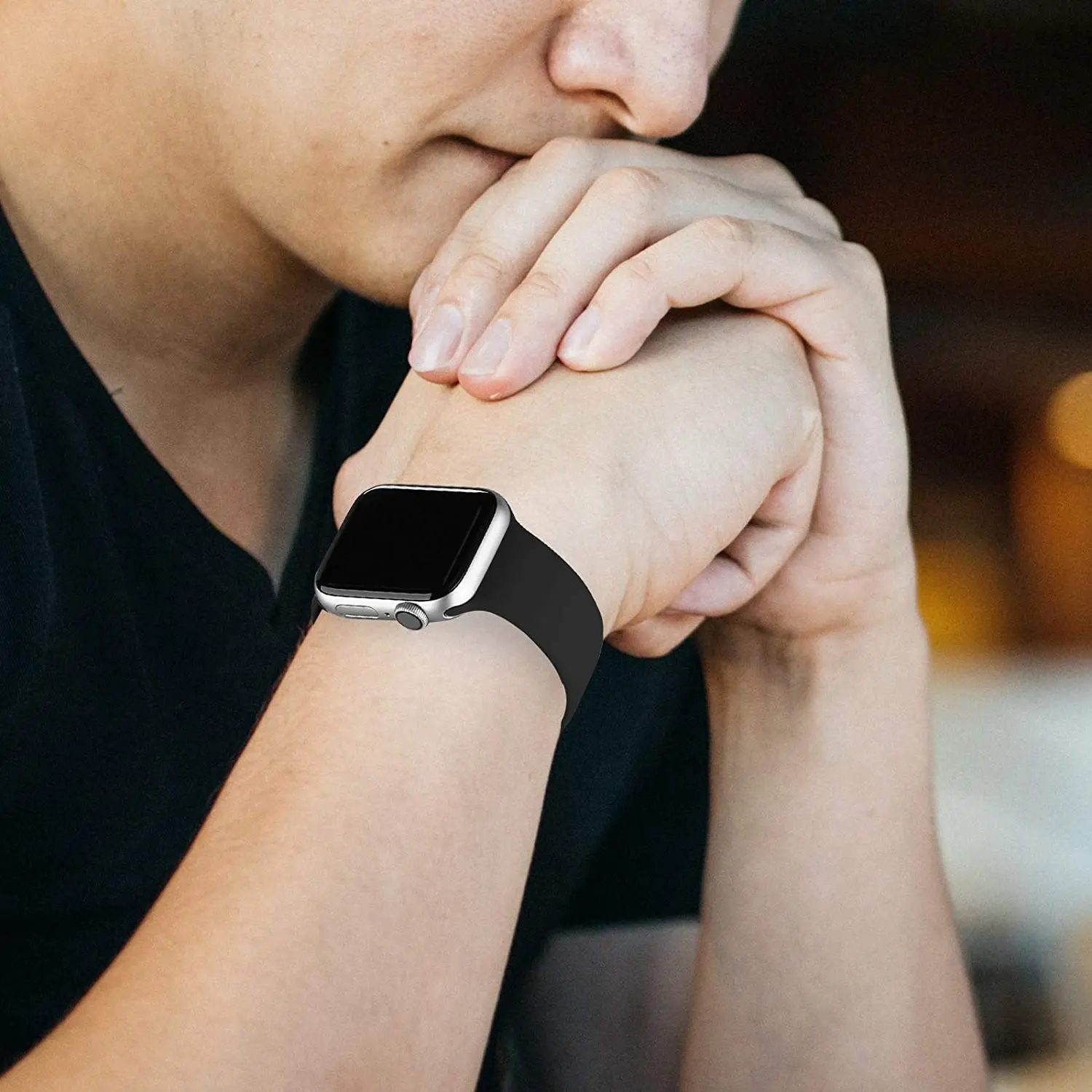 Cinturino in Silicone per cinturino Apple 2atch 45mm 44mm 42mm 41mm 40mm 38mm cinturino sportivo morbido per iWatch Ultra 8 7 6 5 4 3 SE