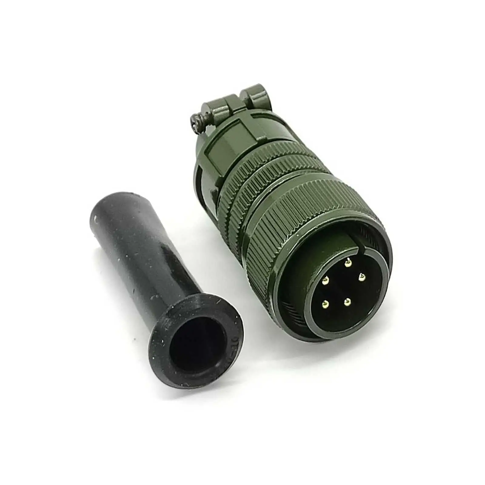  Military Spec Connectors MS3106A18-11P Male Plug 5 Pin Straight Threaded Type with Cable Clamp MIL-5015 Connector