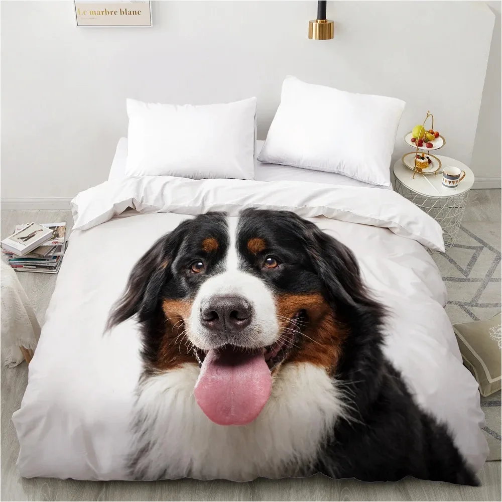 3D Duvet cover QuiltBlanketComfortable Case Luxury Bedding 135 140x200 150x200 220x240 200x220 for Home animal dog Lie down