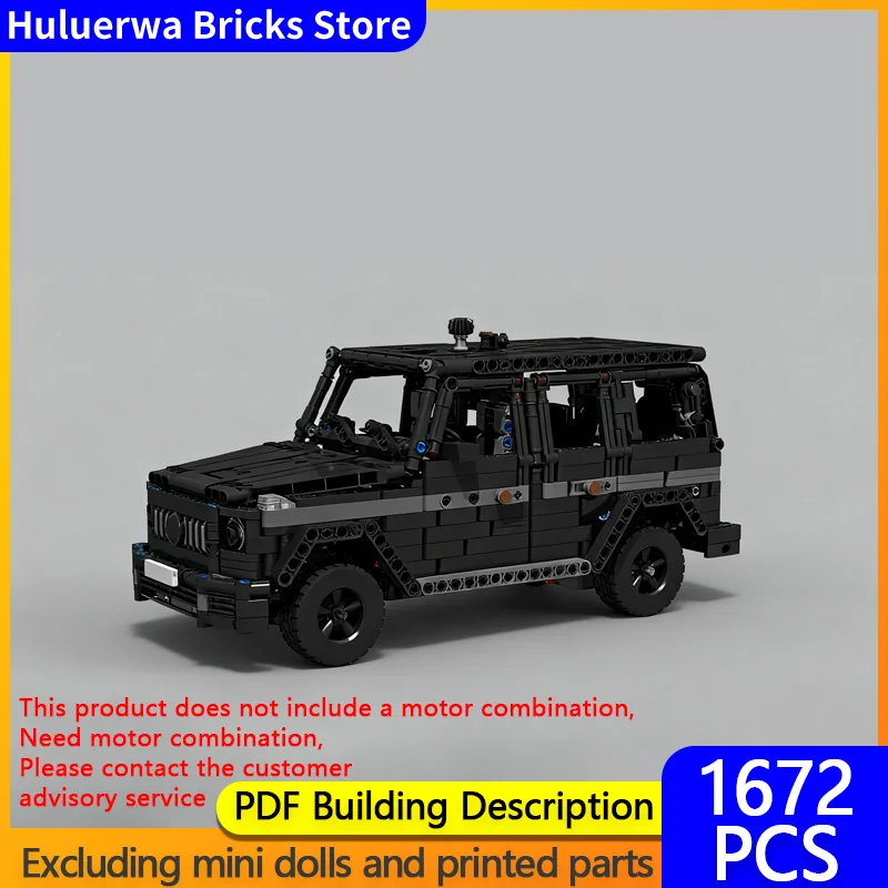 

Модель скоростного гоночного автомобиля MOC, строительные кирпичи G 63, роскошный внедорожник, модульная технология, подарки, праздник, сборка, детские игрушки