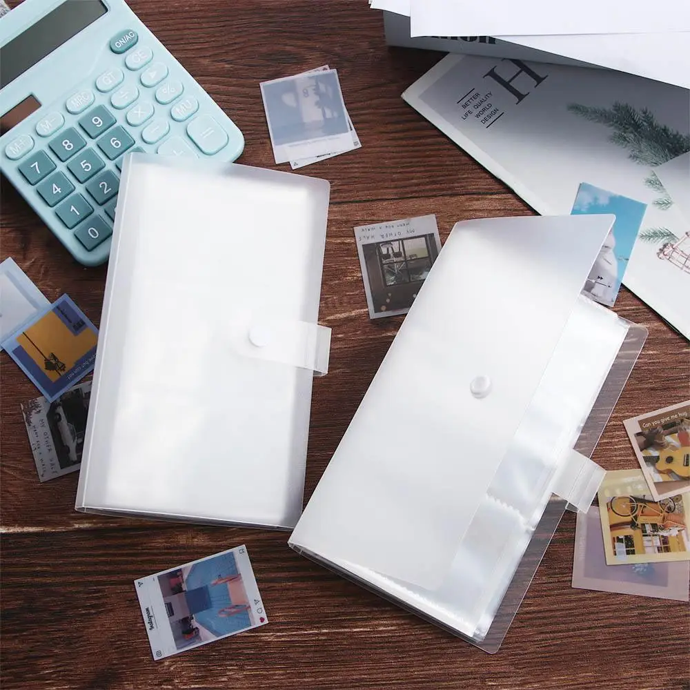 School Supplies Picture Frame Photo Card Book Name Card Picture Storage Case ID Card Holder Ticket Collection Book Card Book