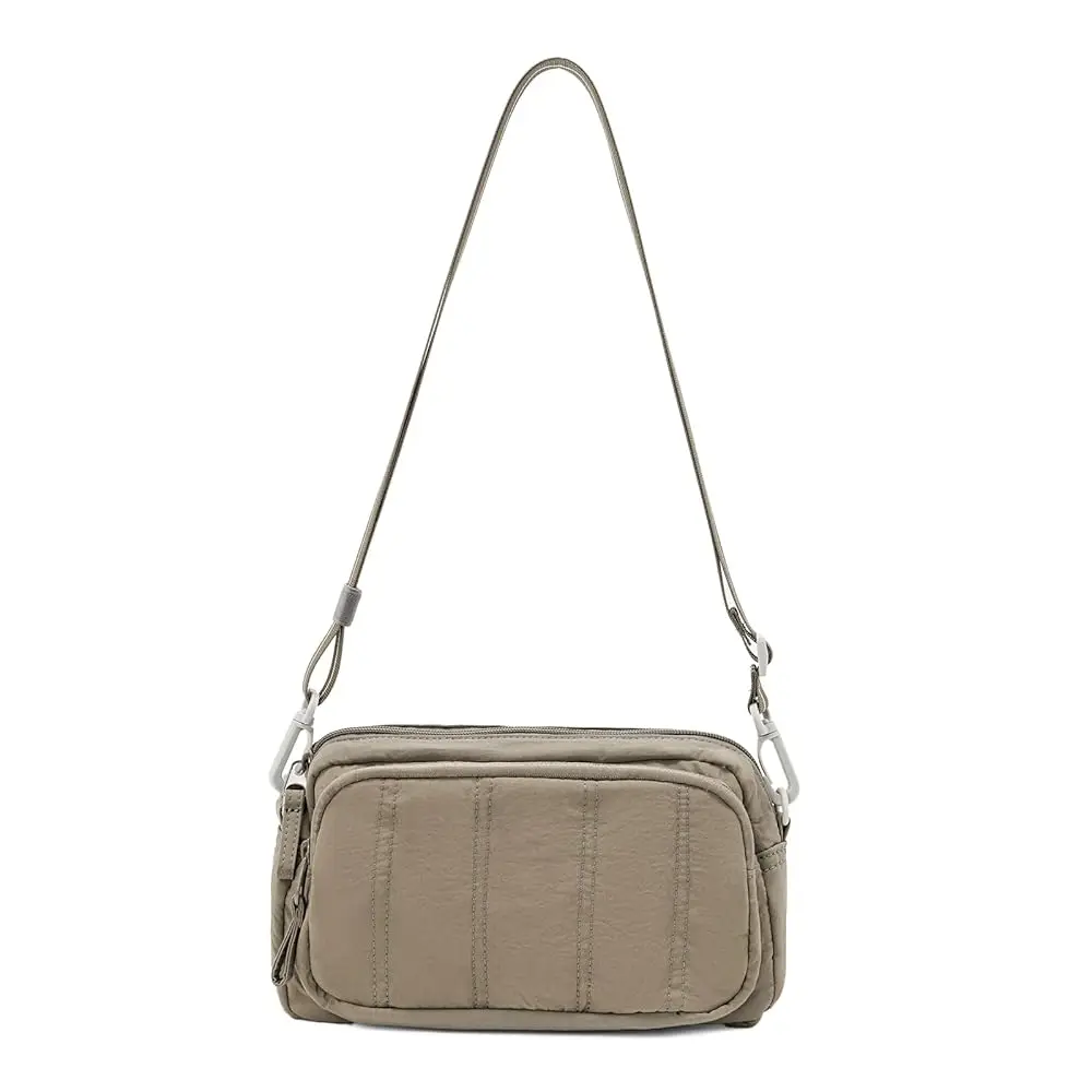 

Crossbody Purses for Women, Mini Crossbody Bags, Puffy Shoulder Handbag for Travel with RFID Blocking Slots