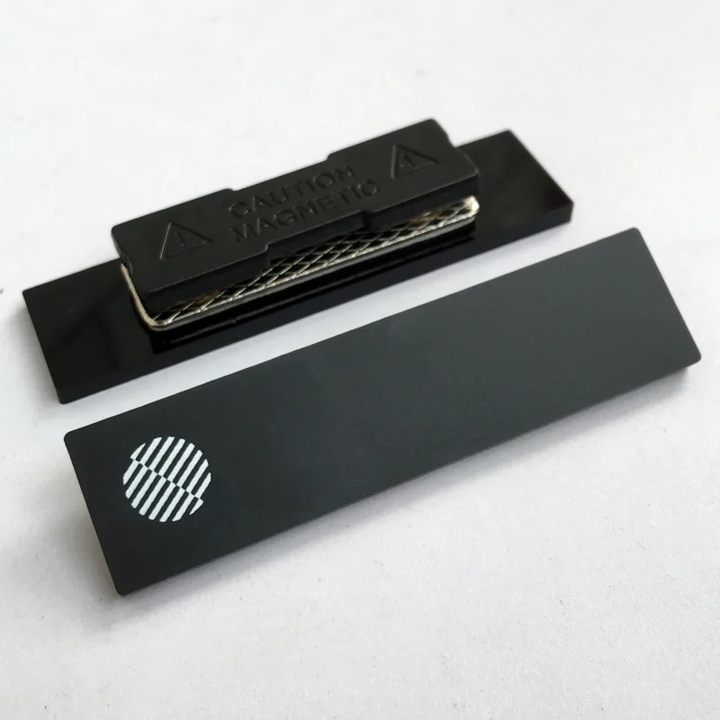 customized.Pullman Name Matte Matte Surface Work Badge Production Plastic Pin Name Work Badge