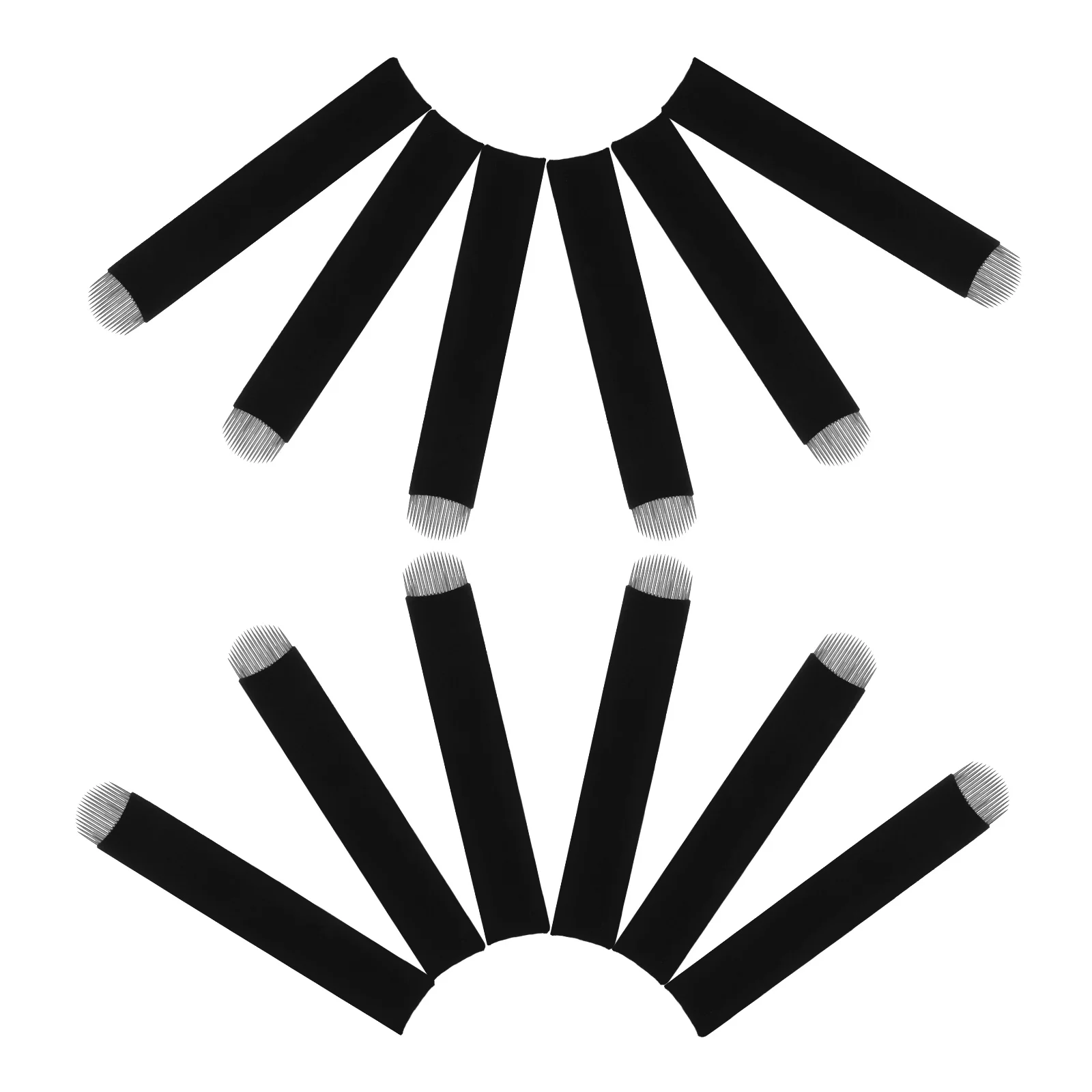 

50pcs Mist Eyebrow Powder Professional Eyebrows Needles Needles Precision Application Salon Beauty Tools TattooEyebrows