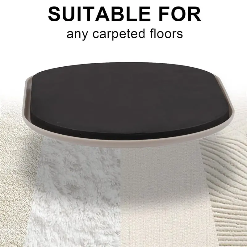 Reusable Sliders For Furniture On Carpet, 8PCS For Furniture Movers- 9-1/2" X 5-3/4" Design