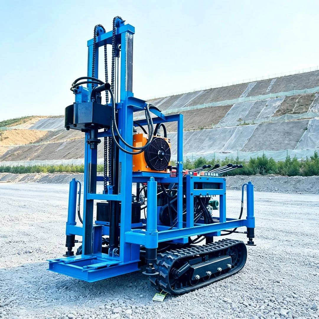Customized Small Diesel‑Powered Crawler Drilling Rig | Water Well Drilling Machine for Mountainous Orchards