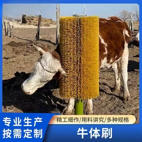 

Cleaning roller rotating cow body massage brush