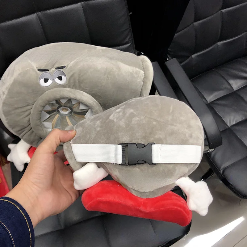 

Turbo Turbine Pillow Plush Toy Turbocharger JDM Cushion Gift Decor Headrest Backrest Seat Cover Hellaflush Neck Rest