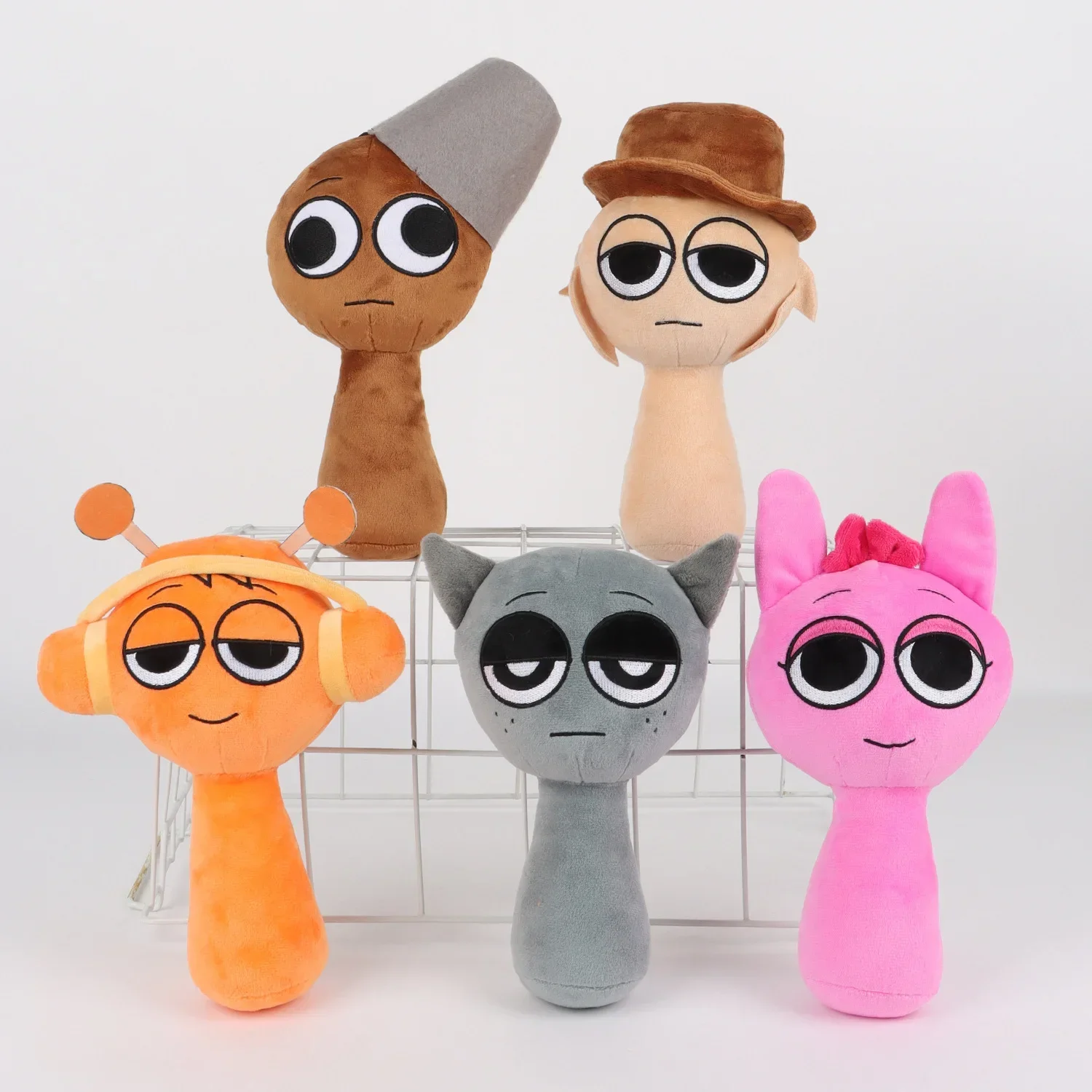 Boneca macia brinquedo dos desenhos animados incredibox sprunki jogos plushies brinquedo bebê pano boneca presente de aniversário natal brinquedo de