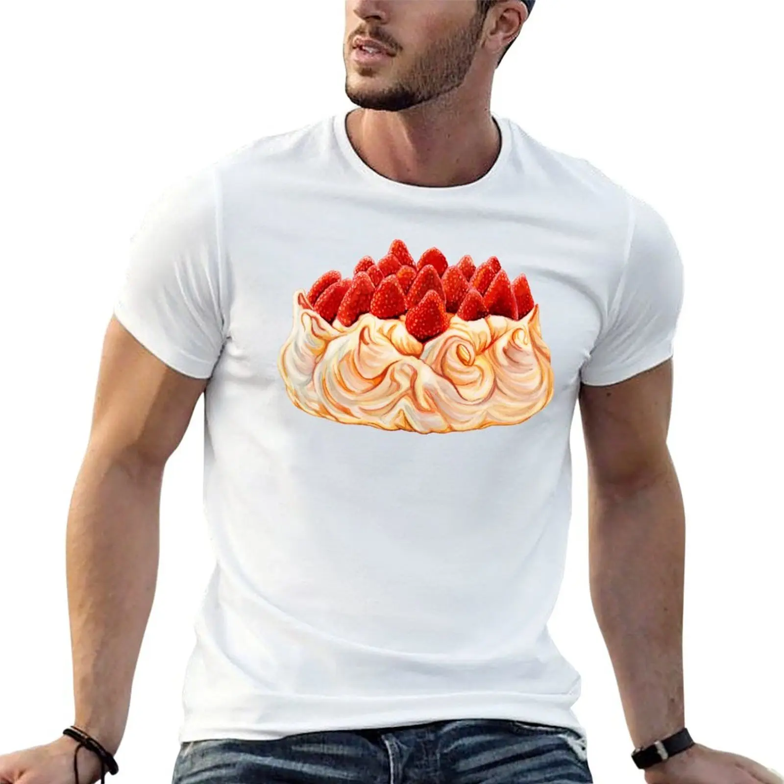 Pavlova Pattern T-Shirt anime t shirts funny meme t-shirts anime shirts men
