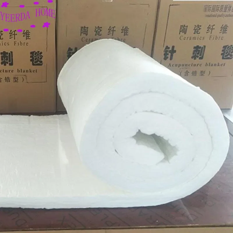新しい1360 ℃   高温耐性ジルコニウムベアリングセラミックファイバーブランケット耐火断熱綿