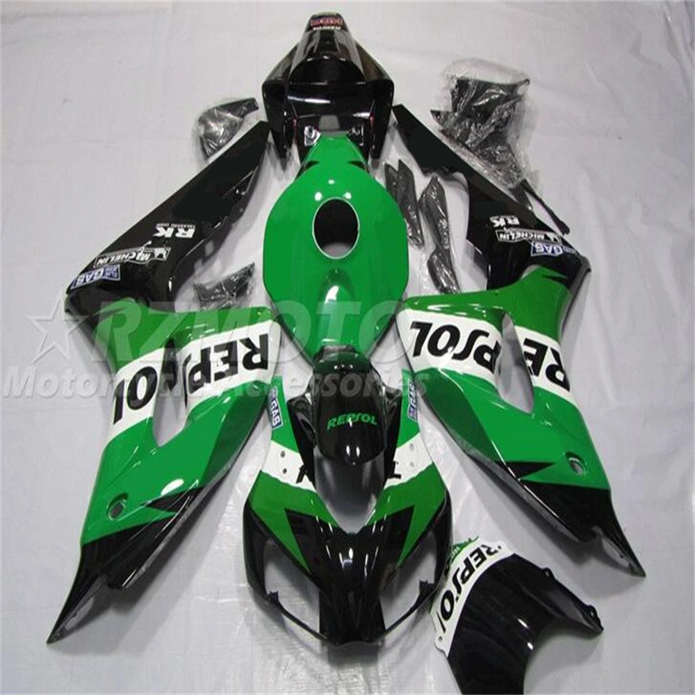 

4Gifts New ABS Motorcycle Whole Fairings Kit Fit For HONDA CBR1000RR 2006 2007 06 07 Bodywork Set Green