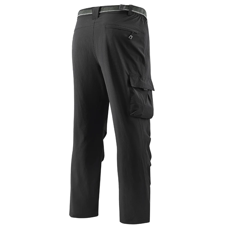 Celana Hiking Cepat Kering Pria Ukuran Besar 7XL 8XL Celana Panjang Tahan Air Trekking Berkemah Musim Panas Kasual Olahraga Luar Ruangan