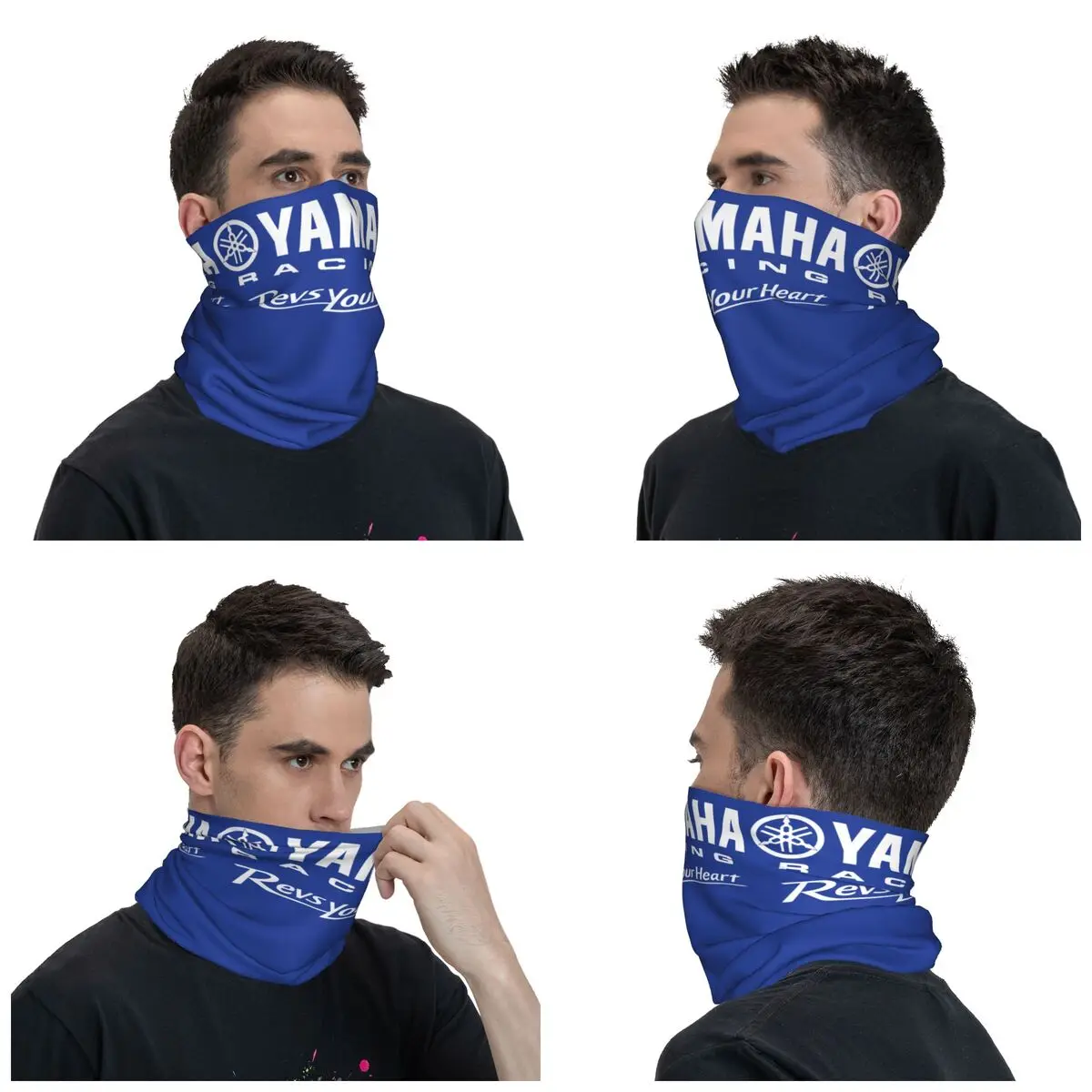 Y-Yamaha Windproof Impresso Envoltório Lenço, Moto Bandana Stuff, Tampa do pescoço, Headband quente para Caminhadas, Novo, 2024