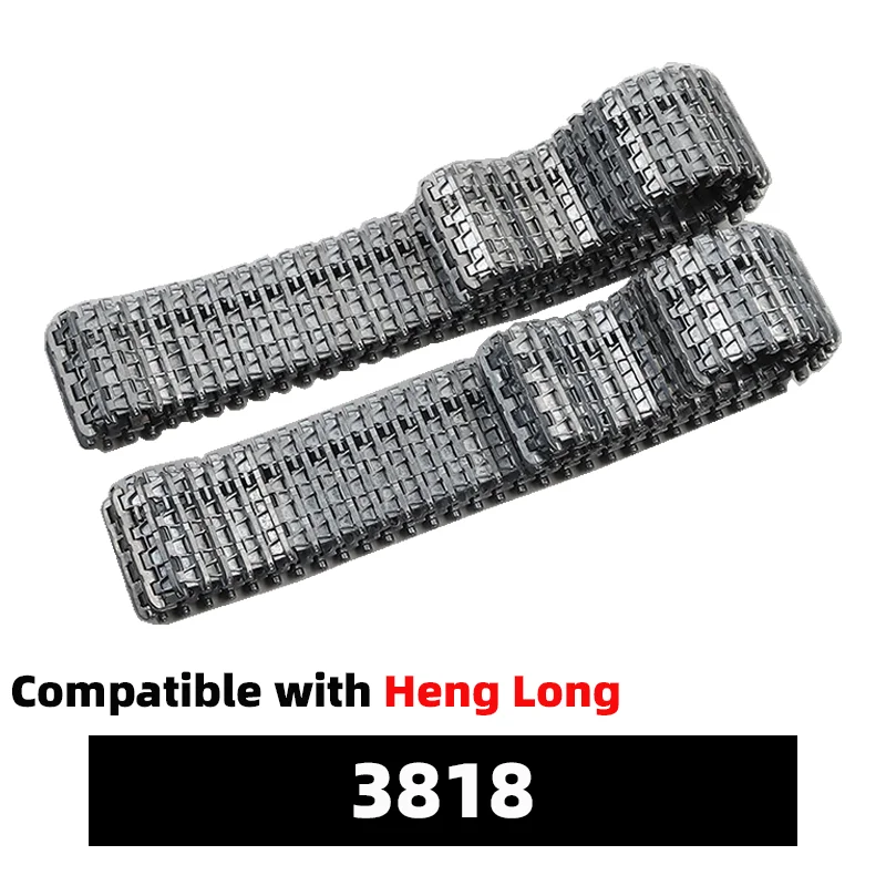 Heng Long 3818 Metal Track White & Black เข้ากันได้กับ Heng Long 1/16 Tiger I Tank มาพร้อมกับลิงค์ Metal Track 4 อันเป็นโบนัส