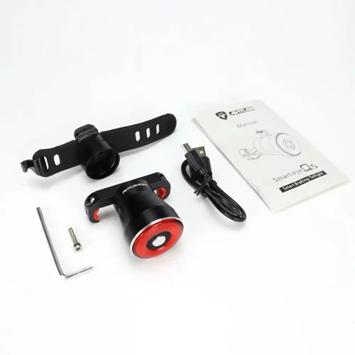 Imagen 2 del producto OFFBONDAGE bicicleta inteligente Auto luz de detección de freno IPx6 impermeable LED carga ciclismo luz trasera accesorios de luz trasera