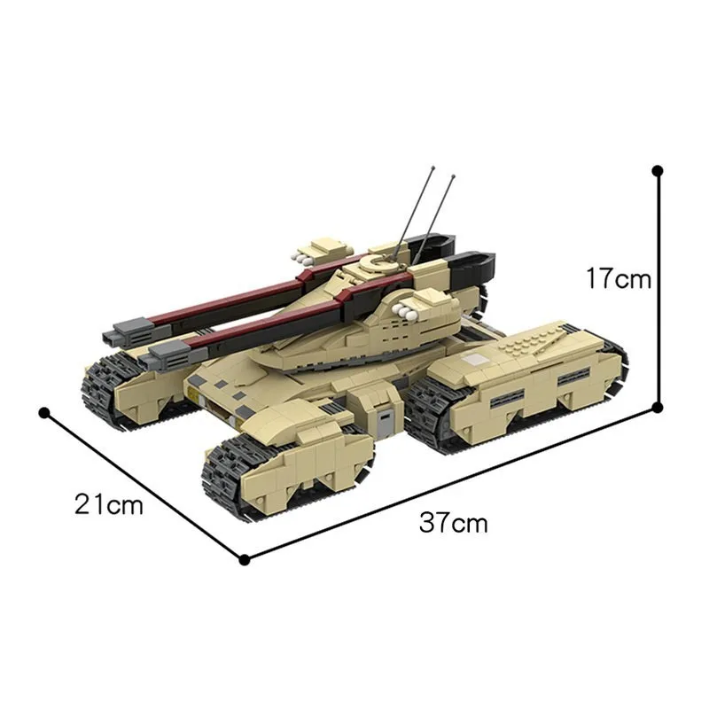 Hot MK-3 Command Conquer 3 GDI King of Artillery Super Tank Building Blocks DIy Gifts for Kids And Adults Gifts Educational Toys