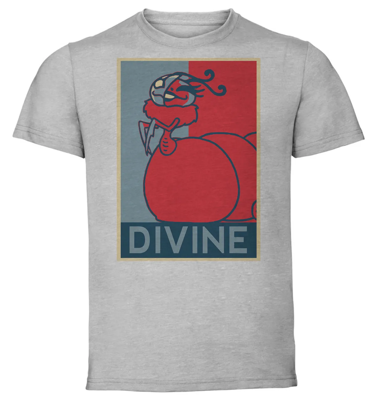 

T-Shirt Unisex - Grey - Propaganda - Hollow Knight Divine